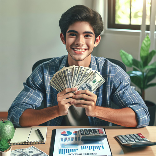 An image illustrating Qué hacer con tu primer sueldo para aprovecharlo al máximo