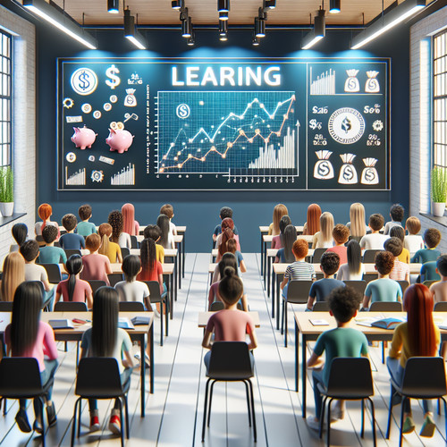 An image illustrating Importancia de la educación financiera en la formación escolar