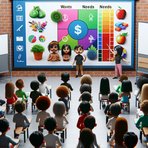 An image illustrating Cómo enseñar a los alumnos a diferenciar necesidades y deseos