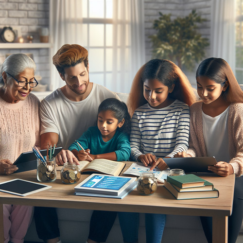 An image illustrating Cómo involucrar a las familias en la educación financiera escolar