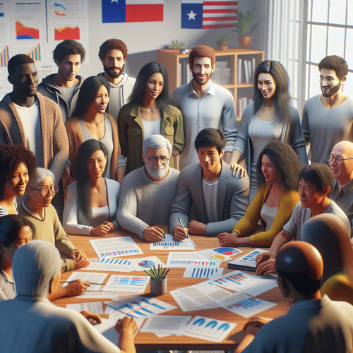 An image illustrating Educación financiera para inmigrantes en Chile guía práctica