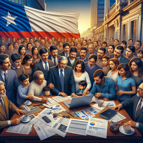 An image illustrating Educación financiera para inmigrantes en Chile guía práctica