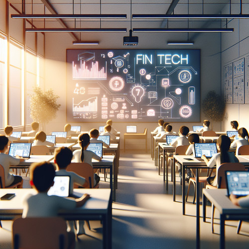 An image illustrating Cómo introducir herramientas fintech en la sala de clases