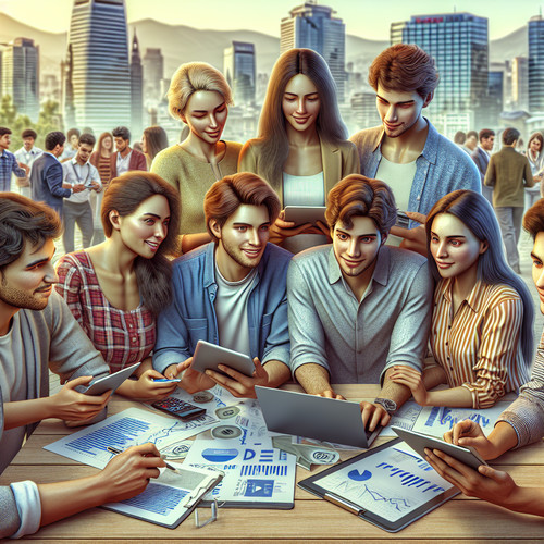 An image illustrating Educación financiera para jóvenes trabajadores en Chile