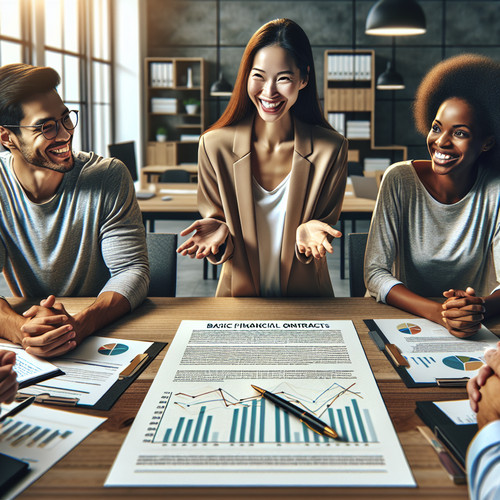 An image illustrating Cómo enseñar a entender contratos financieros básicos