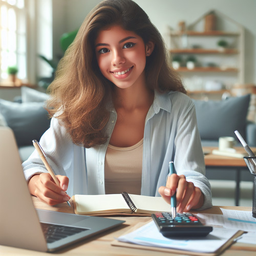 An image illustrating Educación financiera para estudiantes que trabajan medio tiempo