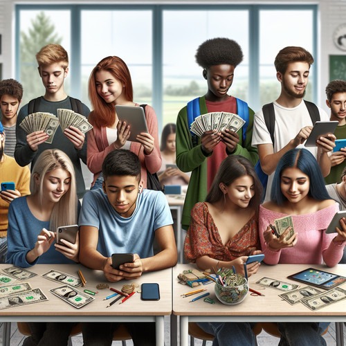 An image illustrating Cómo enseñar a jóvenes el costo real del efectivo vs pagos digitales