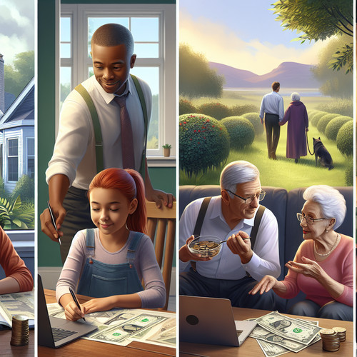 An image illustrating Cómo enseñar sobre las metas financieras por etapas de la vida