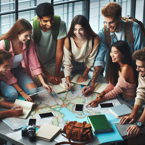 An image illustrating Educación financiera para jóvenes con metas de viaje