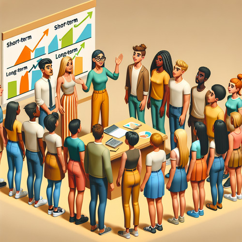 An image illustrating Cómo enseñar a diferenciar entre ahorro de corto y largo plazo