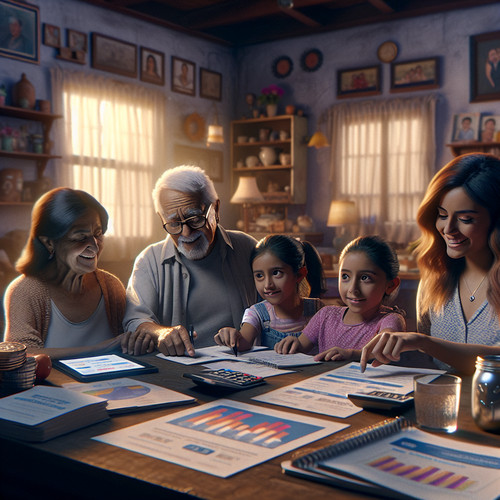 An image illustrating Educación financiera en hogares con bajos ingresos