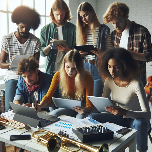 An image illustrating Educación financiera para jóvenes músicos y artistas