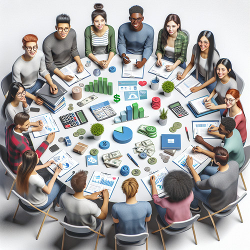 An image illustrating Educación financiera para jóvenes en programas de apoyo social