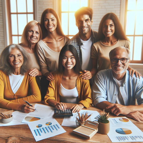 An image illustrating Cómo enseñar sobre la importancia de la planificación familiar financiera