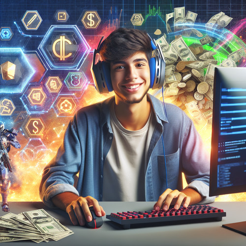 An image illustrating Educación financiera para jóvenes gamers que gastan online